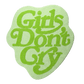 Girls Don't Cry Green Hand Tufted Wool Rug - MAIA HOMES
