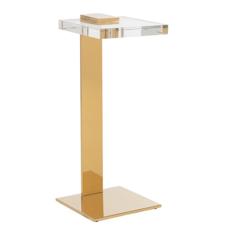 Glam Acrylic C End Table