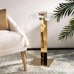 Glam Acrylic C End Table