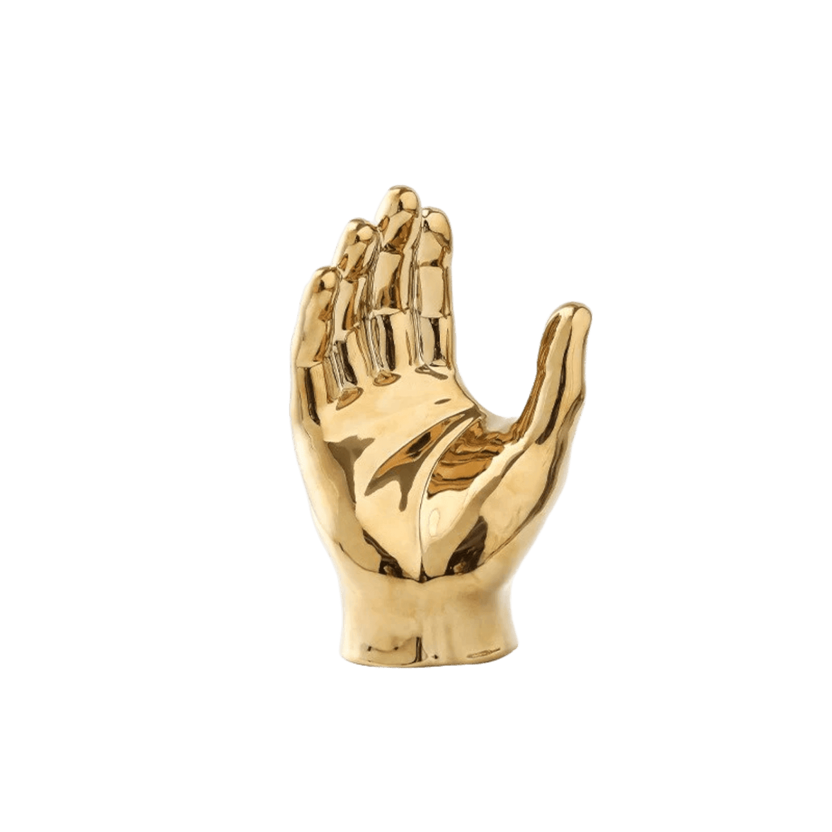 Glam Palm and Hand Figurine Vase