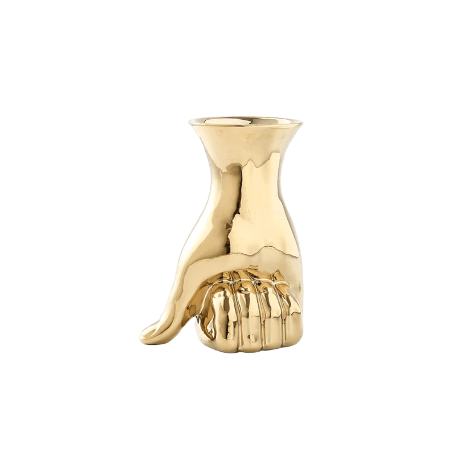 Glam Palm and Hand Figurine Vase