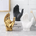 Glam Palm and Hand Figurine Vase