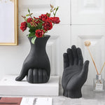 Glam Palm and Hand Figurine Vase