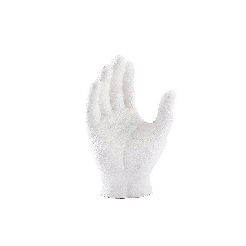 Glam Palm and Hand Figurine Vase