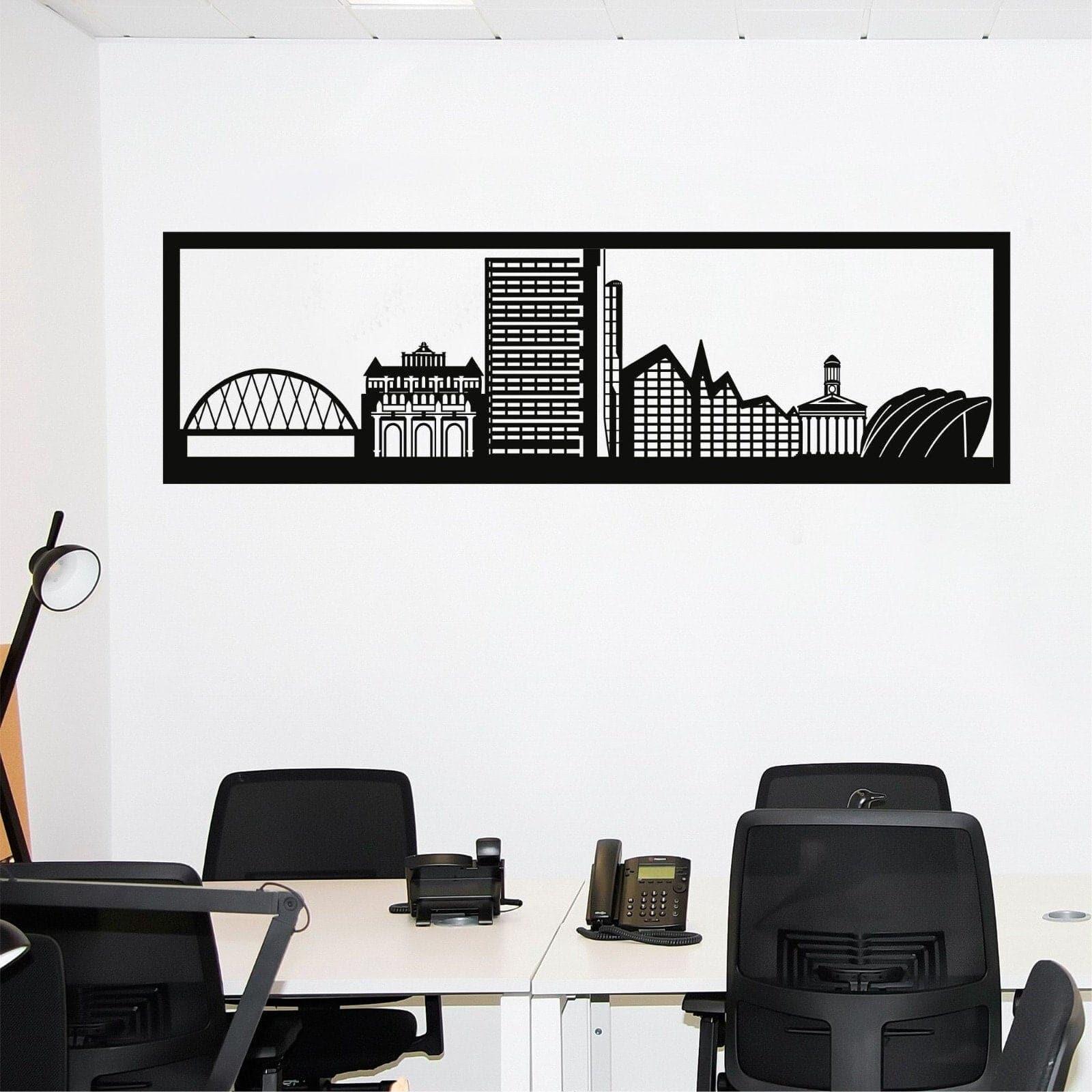 Glasgow Skyline Metal Wall Art