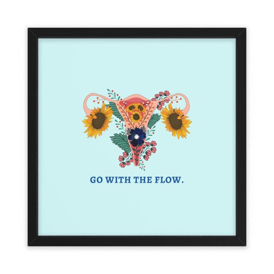 Go with the Flow Feminine Poster Wall Art - MAIA HOMES