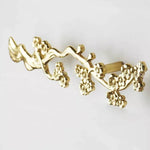 Gold Cherry Blossom Tree Branch Door Knob Handles - Set of 2