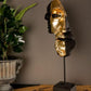Gold Gilded Black Zeus Bust Sculpture - MAIA HOMES