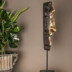 Gold Gilded Black Zeus Bust Sculpture