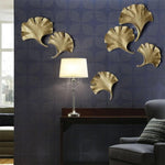 Gold Ginkgo Leaf Wall Hanging