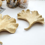 Gold Ginkgo Leaf Wall Hanging