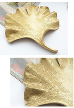 Gold Ginkgo Leaf Wall Hanging