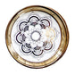 Gold Plated Ceramic Dish - MAIA HOMES