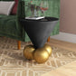 Golden Balls Black End Table