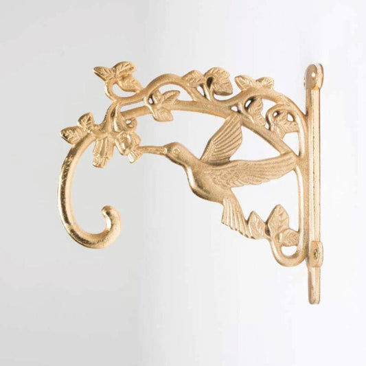 Golden Birds Plant Wall Hangers - Set of 2 - MAIA HOMES
