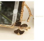 Golden Brass Butterfly Photo Frame