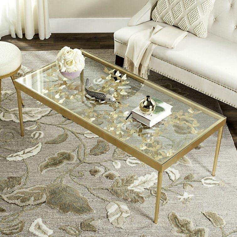Golden Butterfly Coffee Table - MAIA HOMES