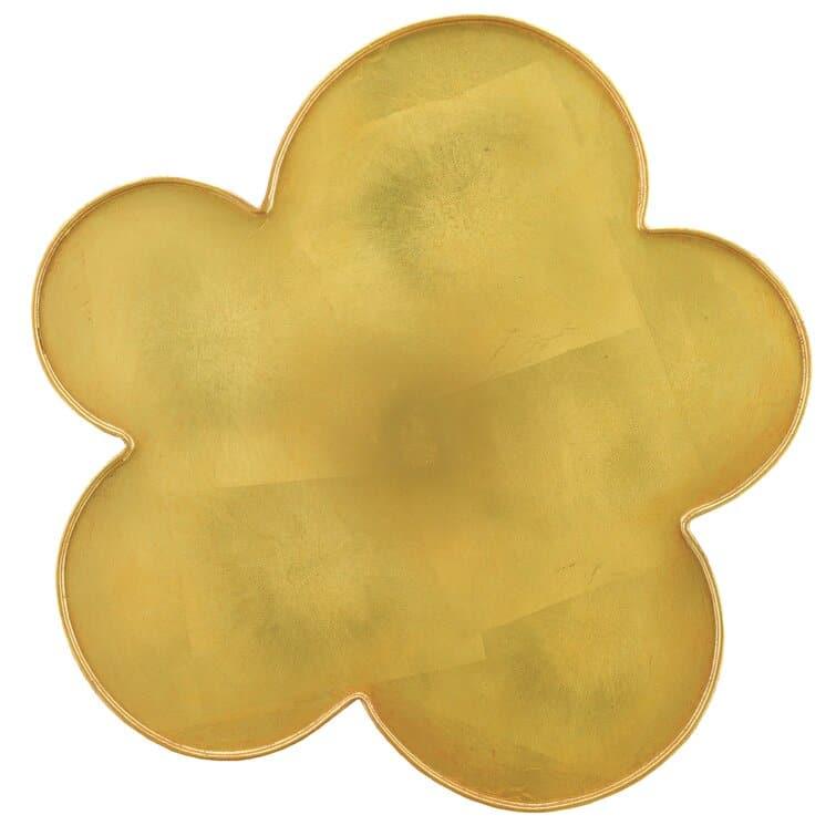 Golden Daisy Flower Shaped Tray Table