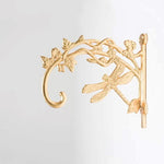 Golden Dragonfly Plant Wall Hangers - Set of 2