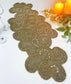 Golden Orion Beaded Table Runner