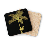 Golden Palm Tree Coasters