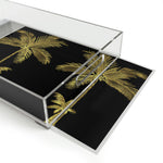 Golden Palm Trees Acrylic Serving Tray