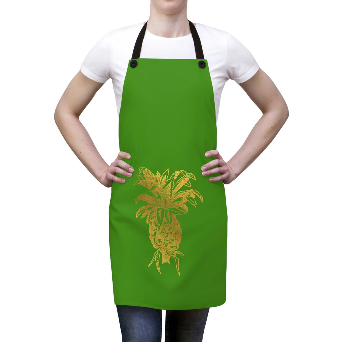 Golden Pine Apple Apron