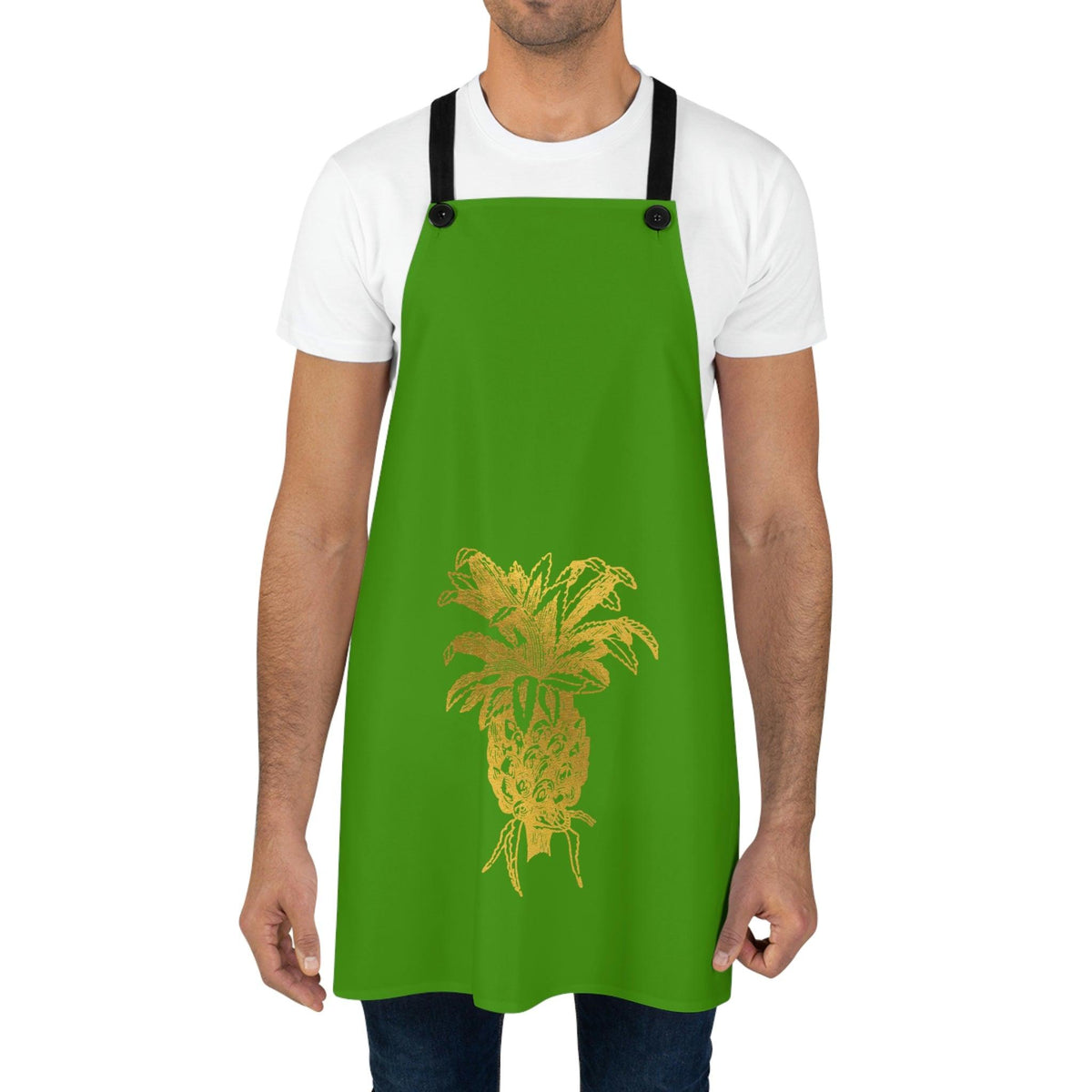 Golden Pine Apple Apron