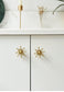 Golden Sun Ray Cabinet Door Knob - MAIA HOMES