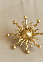 Golden Sun Ray Cabinet Door Knob