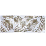 Golden Tropical Leaves Beaded Table Runner