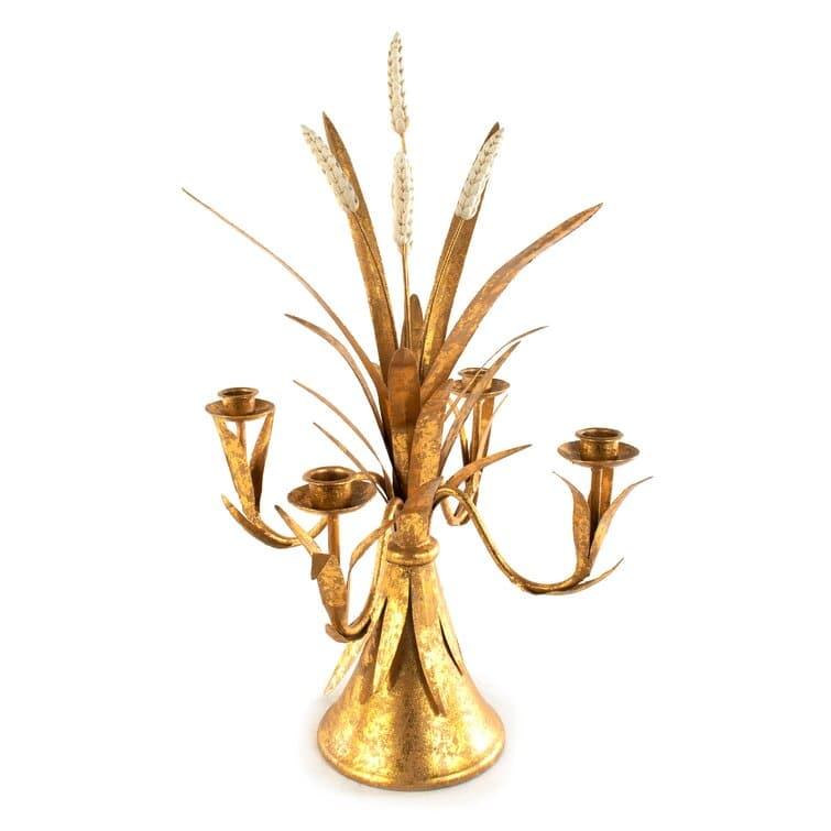 Golden Wheat Candelabra Default Title