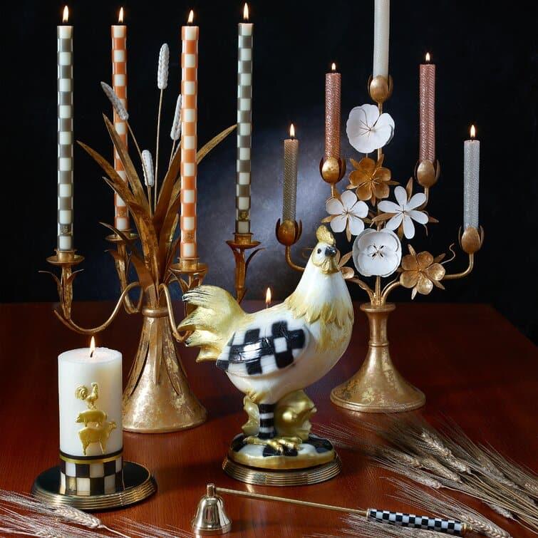 Golden Wheat Candelabra