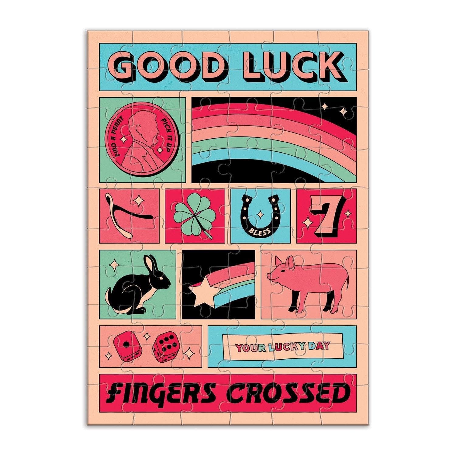 Good Luck Greeting Card Puzzle - MAIA HOMES