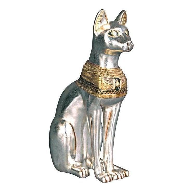 Grande Egyptian Cat Goddess Bastet Statue - MAIA HOMES