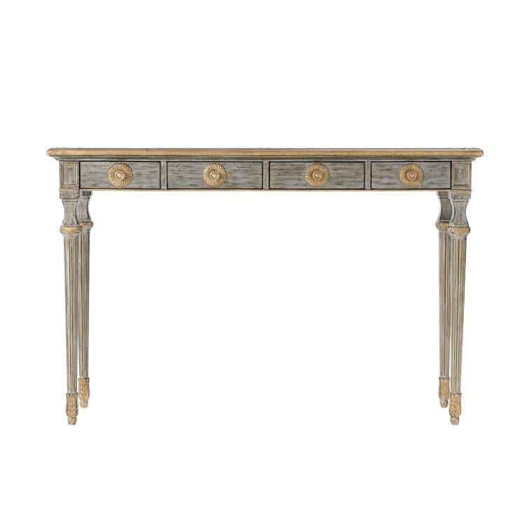 Gray English Epitome Wooden Console Table Default Title