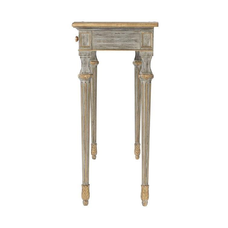 Gray English Epitome Wooden Console Table - MAIA HOMES