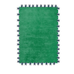 Green Bees Love Hand Tufted Wool Rug