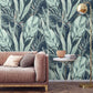 Green Botanical Tropical Leaves Wallpaper - MAIA HOMES