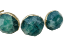 Green Fluorite Agate Cabinet Door Pull Handle - Set of 4