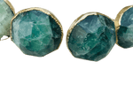 Green Fluorite Agate Cabinet Door Pull Handle - Set of 4