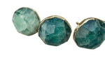 Green Fluorite Agate Cabinet Door Pull Handle - Set of 4