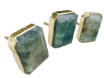 Green Fluorite Quartz Cabinet Door Pull Handle - Set of 4