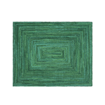 Green Hand Braided Jute Rug