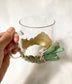 Green Quartz Glass Coffee Mug with Handle - Set of 2 - MAIA HOMES