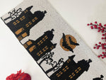 Halloween Night Beaded Table Runner Black/Orange Default Title