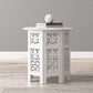 Hand-carved Thida Wooden Accent Table - MAIA HOMES