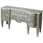 Hand Crafted Bone Inlay French Inspired Buffet Table