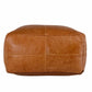 Hand-Crafted Genuine Leather Square Moroccan Pouf Cover - MAIA HOMES
