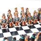 Hand-Crafted Peruvian Convertible Chess Box "Inka vs Conquerors" - MAIA HOMES